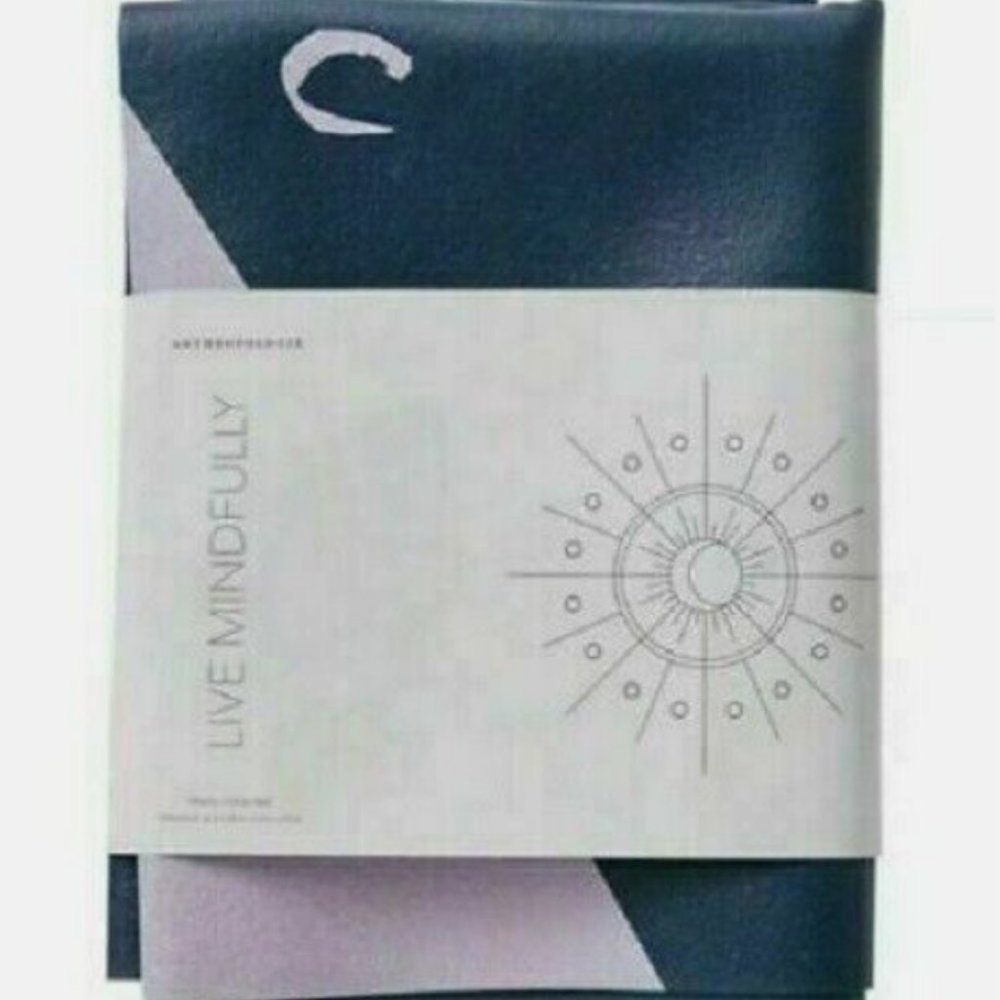 New! Anthropologie LIVE MINDFULLY Foldable Travel Yoga Mat - Unopened